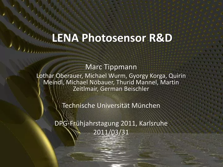 lena photosensor r d