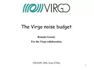The Virgo noise budget