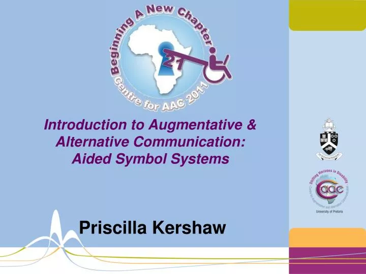 introduction to augmentative alternative communication aided symbol systems