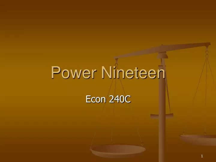 power nineteen