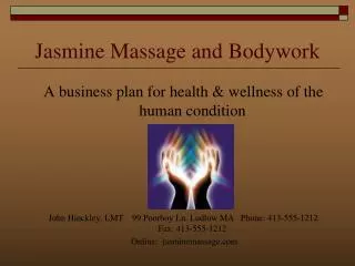 Jasmine Massage and Bodywork