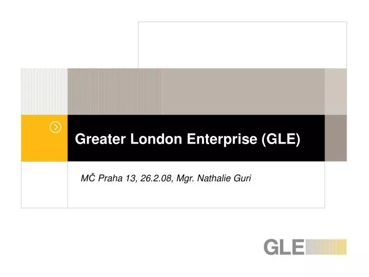 greater london enterprise gle