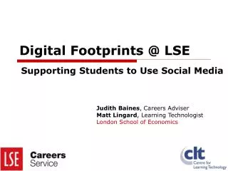Digital Footprints @ LSE
