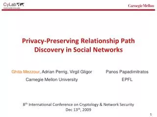 Privacy-Preserving Relationship Path Discovery in Social Networks