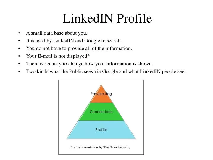 linkedin profile
