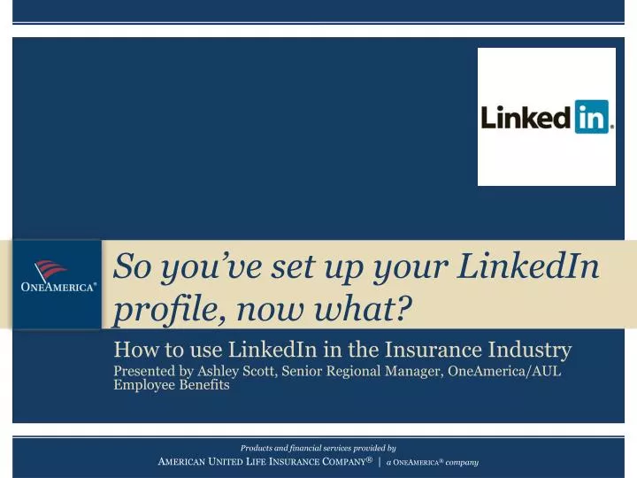 so you ve set up your linkedin profile now what