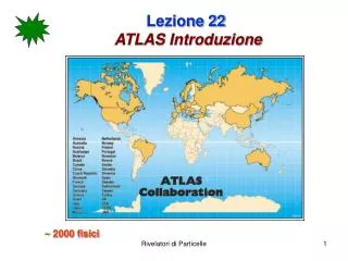 Lezione 22 ATLAS Introduzione