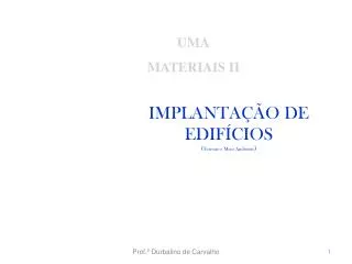 implanta o de edif cios terreno e meio ambiente
