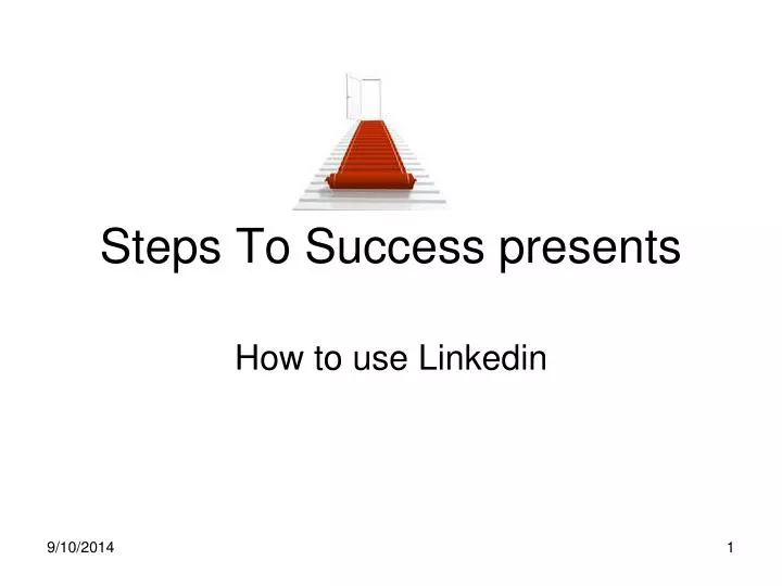 steps to success presents