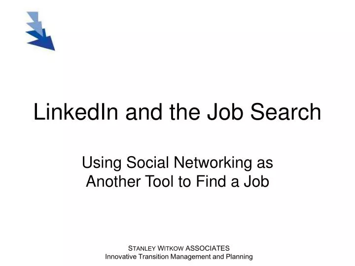 linkedin and the job search