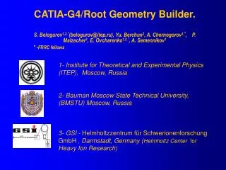 CATIA-G4/Root Geometry Builder.