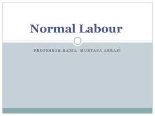 Normal Labour