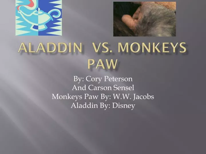 aladdin vs monkeys paw
