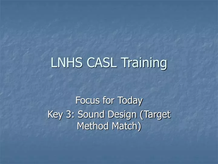 lnhs casl training