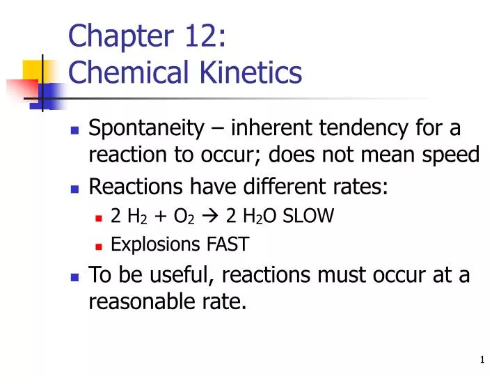 chapter 12 chemical kinetics