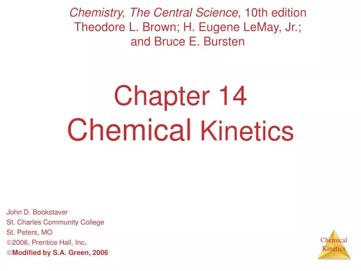 chapter 14 chemical kinetics