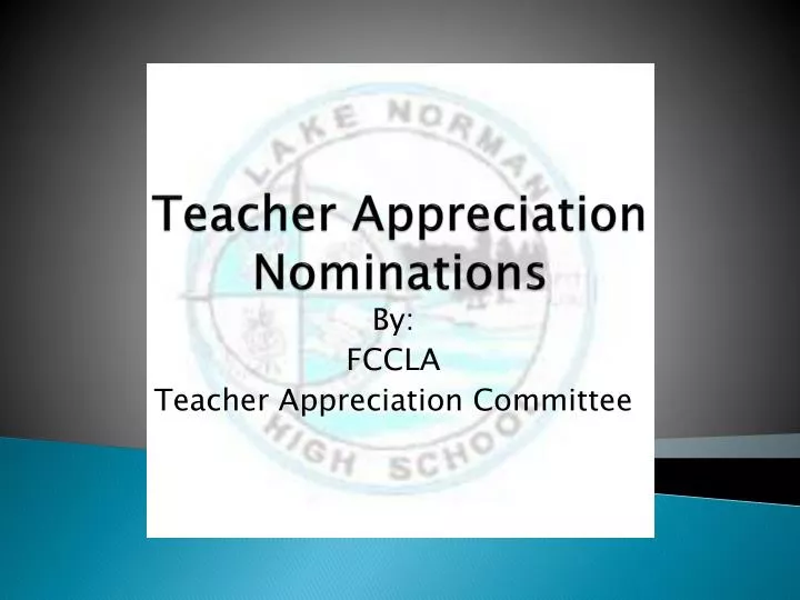 teacher appreciation nominations