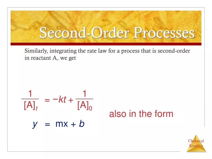 second order processes