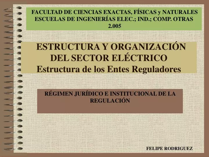 estructura y organizaci n del sector el ctrico estructura de los entes reguladores
