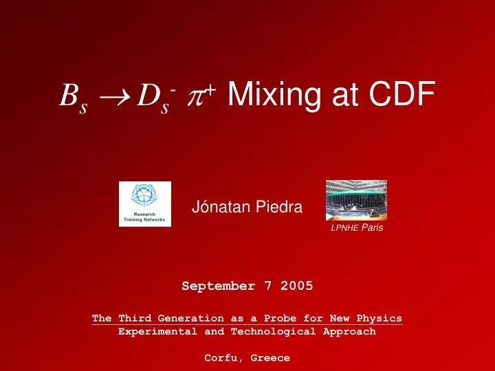 b s d s p mixing at cdf