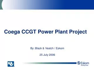 Coega CCGT Power Plant Project