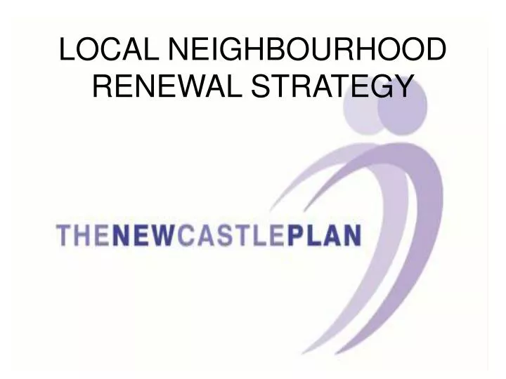 local neighbourhood renewal strategy