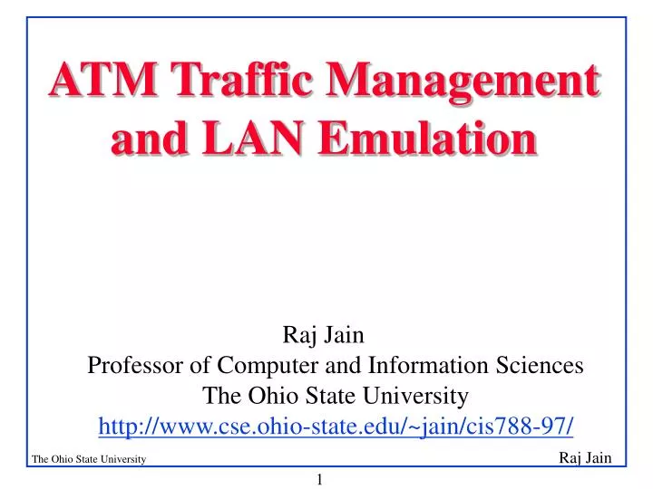 atm traffic management and lan emulation