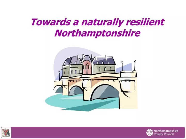 towards a naturally resilient northamptonshire