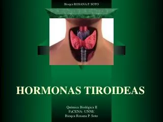 hormonas tiroideas
