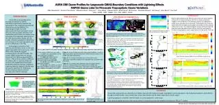 AURA OMI Ozone Profiles for Large-scale CMAQ Boundary Conditions with Lightning Effects
