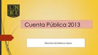 cuenta p blica 2013