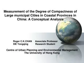 Roger C.K.CHAN Associate Professor
