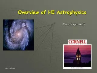Overview of HI Astrophysics