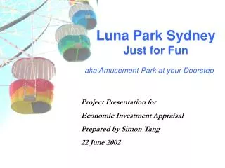 Luna Park Sydney Just for Fun