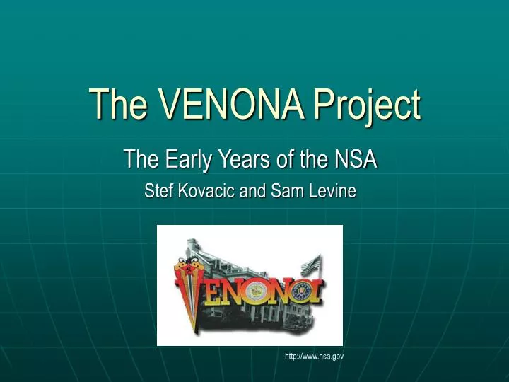 the venona project