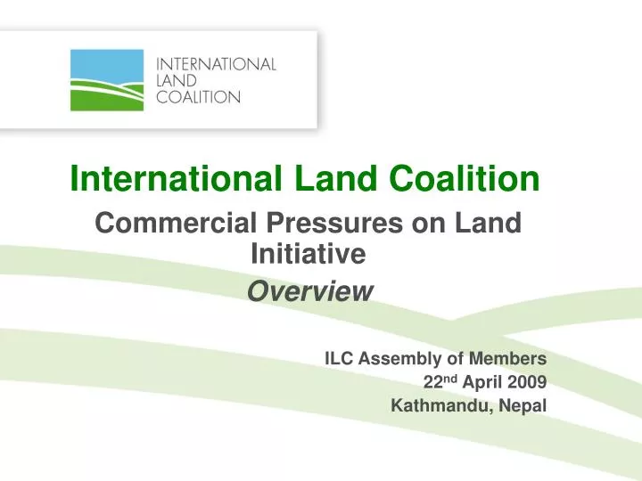 international land coalition
