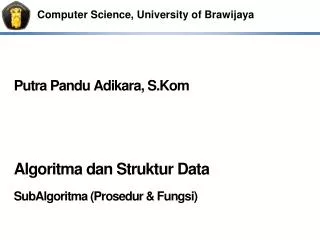 algoritma dan struktur data