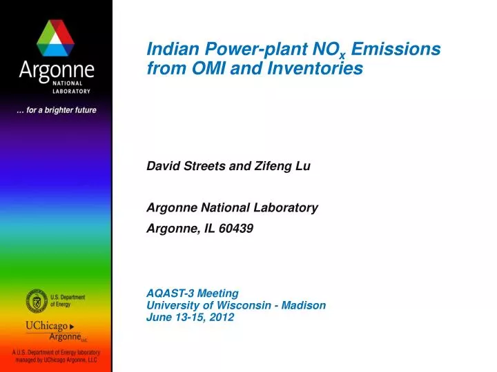 indian power plant no x emissions from omi and inventories