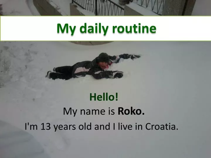 hello my name is roko