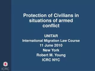 Protection of Civilians in situations of armed conflict UNITAR