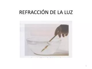 refracci n de la luz