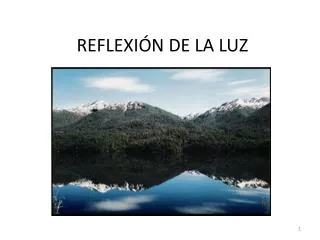 reflexi n de la luz