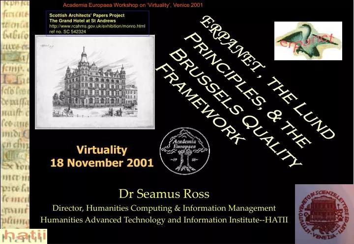 virtuality 18 november 2001