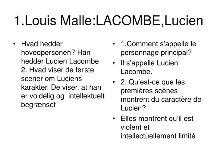 1 louis malle lacombe lucien