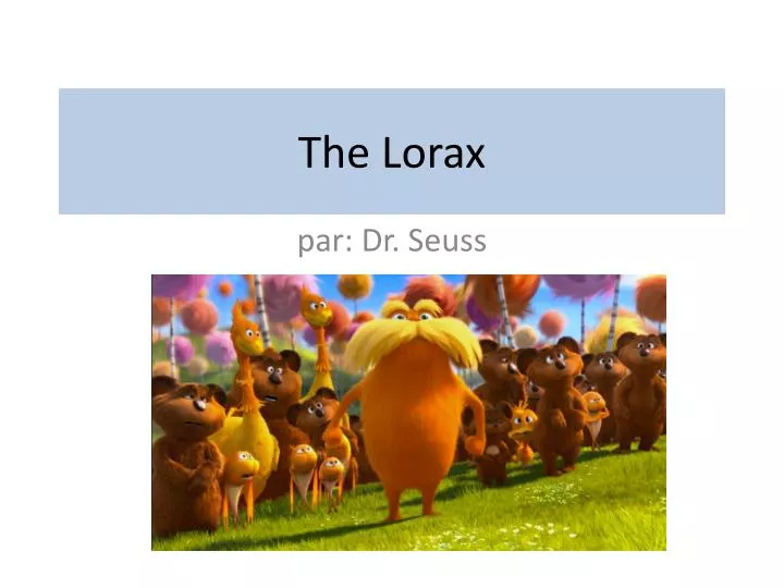 the lorax