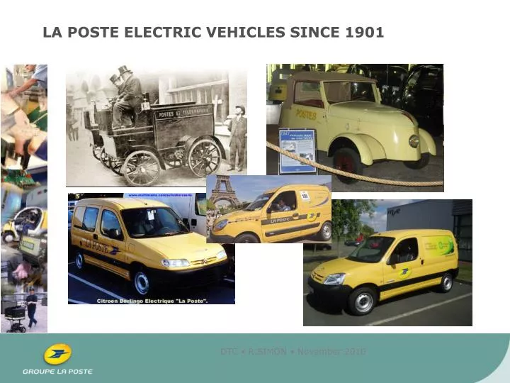 la poste electric vehicles since 1901