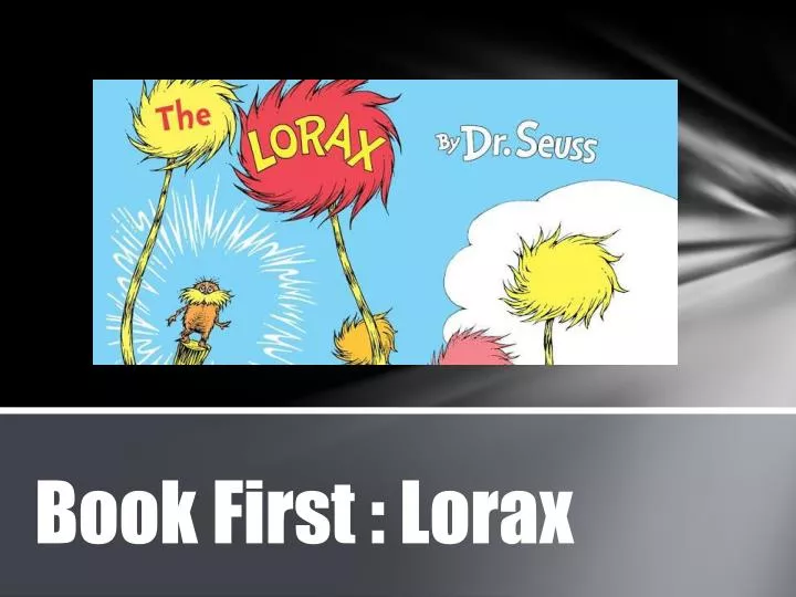 book first lorax
