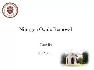 Nitrogen Oxide Removal