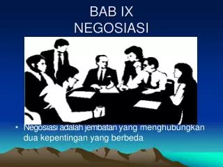 bab ix negosiasi