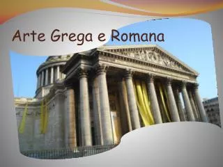 arte grega e romana